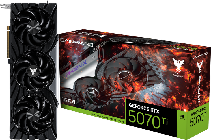 Gainward GeForce RTX 5070 Ti Phoenix V1, 16384 MB GDDR7 image number 0