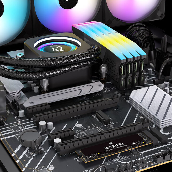 Corsair MP700 Pro NVMe SSD, PCIe 5.0 M.2 Type 2280 - 4 TB image number 5