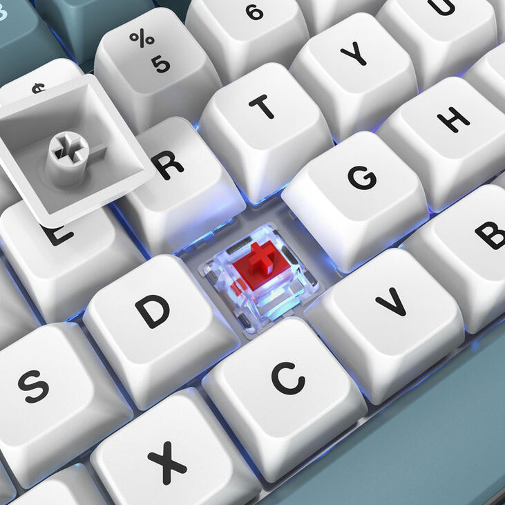 Montech MKey TKL Freedom Gaming Keyboard - GateronG Pro 2.0 Red (US) image number 3