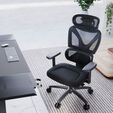 ThunderX3 XTC Cushion ergonomischer Gaming-Stuhl - schwarz image number null