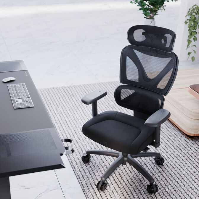 ThunderX3 XTC Cushion ergonomischer Gaming-Stuhl - schwarz image number 8