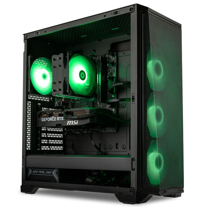 Gaming-PC Solar Eclipse, AMD Ryzen 5 7500F, RTX 5070 - Fertig-PC image number 3