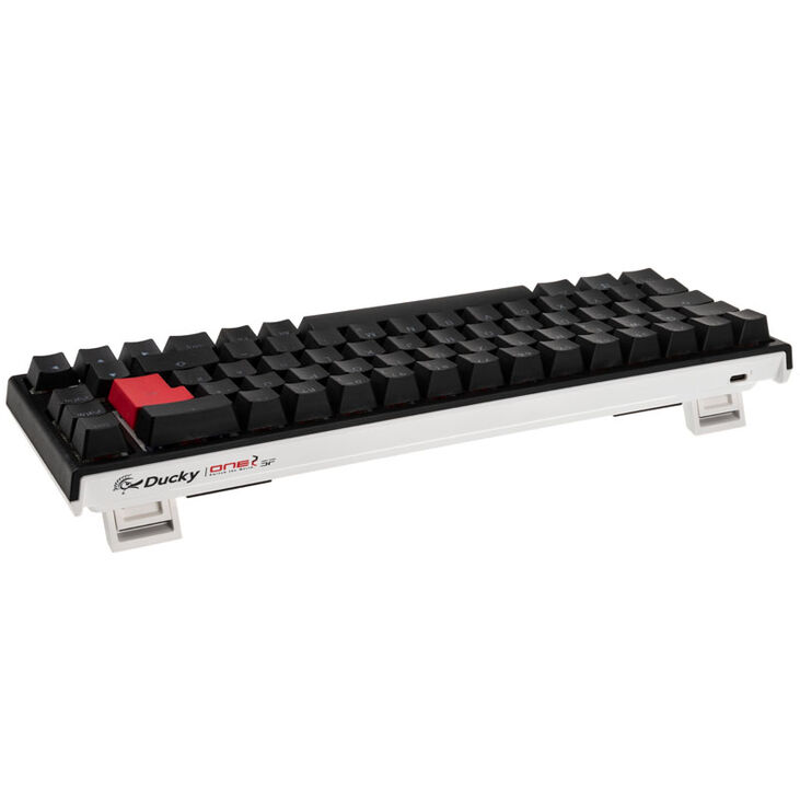 Ducky One 2 SF Gaming Keyboard, MX-Speed-Silver, RGB LED - black image number 2
