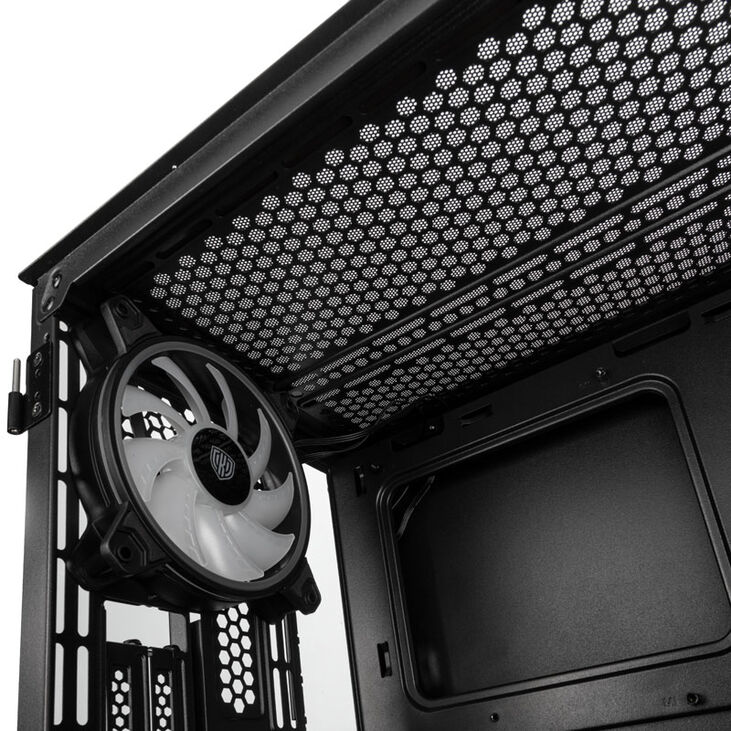 Kolink Citadel Mesh RGB Micro-ATX case - black image number 9