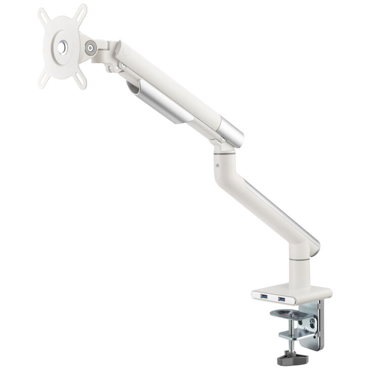 Alterzone Arm One USB Aluminum Monitor Arm, 2 x 3.0 USB Ports, Weiß image number 11