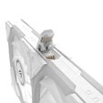 ASUS ROG Eurux GR120 ARGB PWM Fan - Reverse Blade, 3-Pack, white image number null