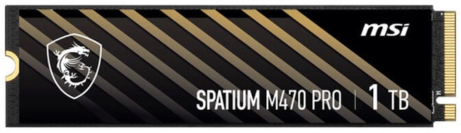 MSI SPATIUM M470 PRO SSD, PCIe 4.0 M.2 Typ 2280 - 1 TB image number 1
