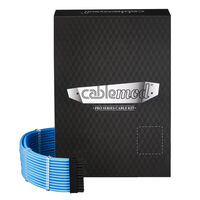 CableMod C-Series PRO ModMesh Cable Kit f&uuml;r RMi/RMx/RM (Black Label) - hellblau