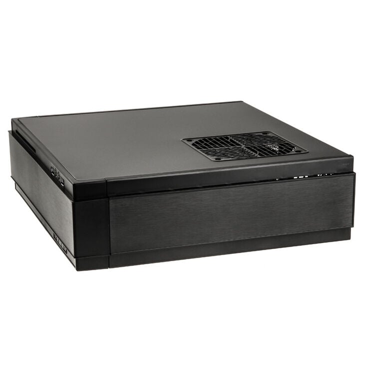 SilverStone SST-ML07B USB3.0 Milo HTPC Gehäuse - schwarz image number 2