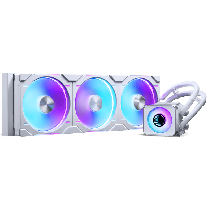PHANTEKS Glacier One 420D30 X2 DRGB AiO Water Cooling - 420mm, white image number 0