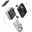 Jonsbo CR-1000 EVO CPU Cooler, 120mm - black image number null