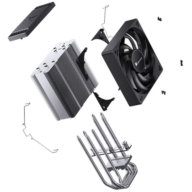 Jonsbo CR-1000 EVO CPU Cooler, 120mm - black image number 6