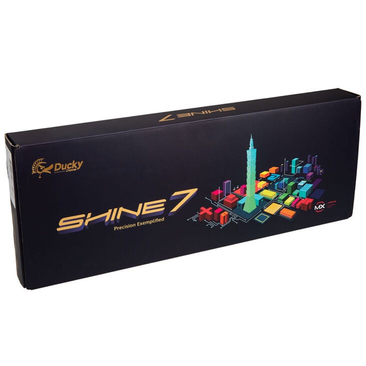 Ducky Shine 7 PBT Gaming Tastatur, MX-Black, RGB LED - gunmetal image number 9