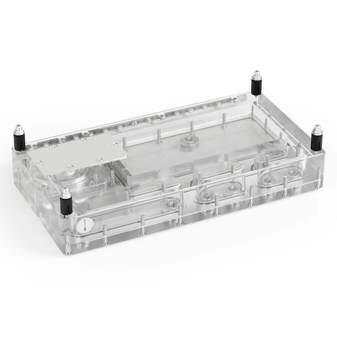 Alphacool Core Distro Plate 280 Links VPP/D5 - Acrylic image number 1