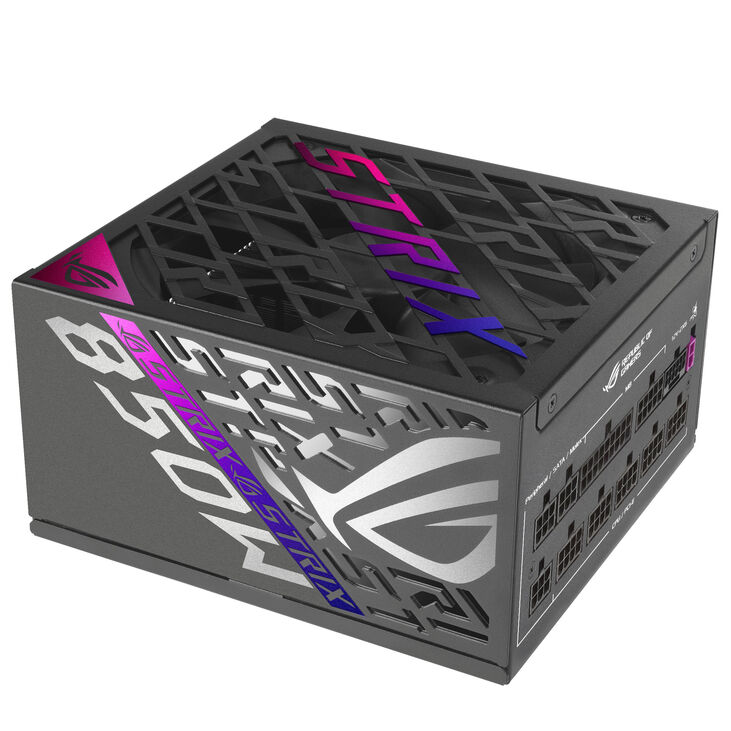 ASUS ROG Strix 850 Platinum power supply, 80 PLUS Platinum, modular, PCIe 5.1 - 850 watts image number 2