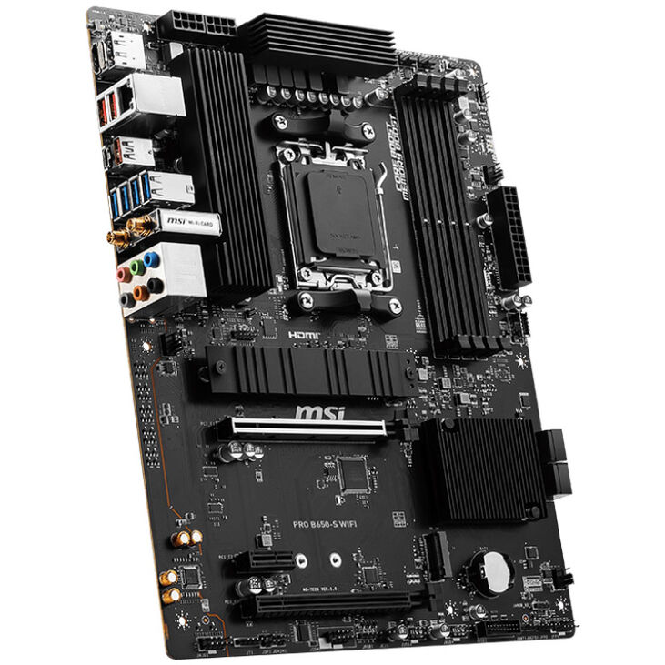 MSI Pro B650-S WiFi,  Sockel AM5, AMD B650, ATX - DDR5 image number 1