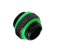 Bitspower Adapter straight G1/4 inch female to G1/4 inch female - matte black