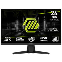 MSI MAG 244FDE, 23.8-inch FHD Gaming Monitor, 200Hz, IPS Panel, Adaptive Sync