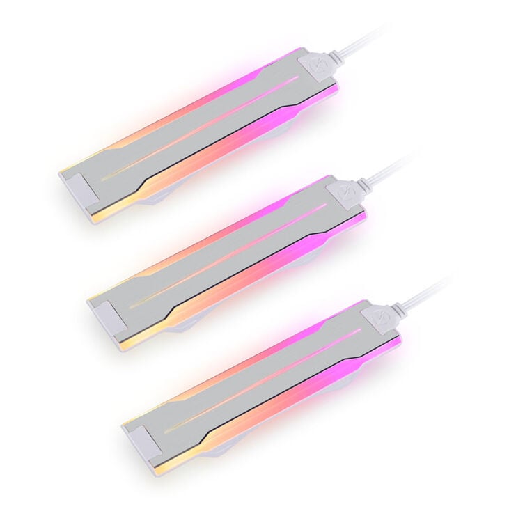Lian Li UNI FAN P28 Side ARGB Strip, 3er Pack - weiß image number 0