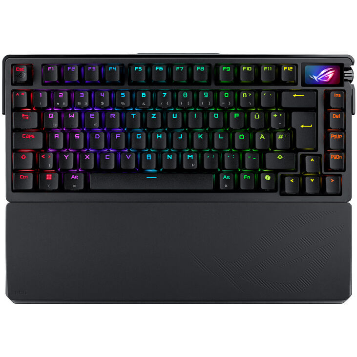 ASUS ROG Azoth Extreme Gaming Tastatur, PBT, hot-swap, ROG NX SNOW - schwarz image number 2