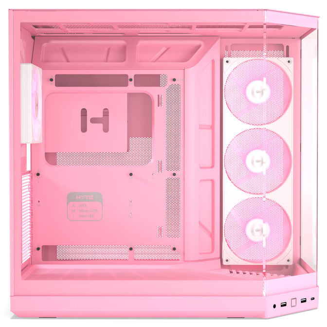 HYTE Y50 Midi Tower - Strawberry Milk image number 4