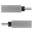 AXAGON USB-C 3.1 M to USB-A F Adapter, Aluminium - black image number null