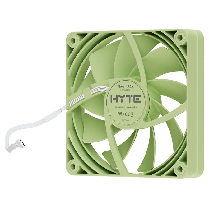 HYTE FA12 Fans, Pack of 4 - 120mm, Matcha Milk image number 3