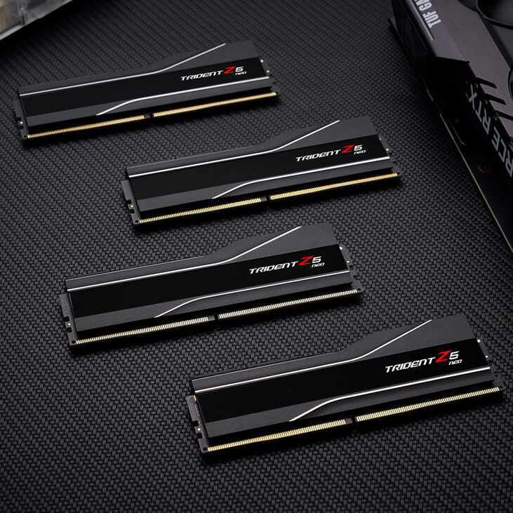 G.Skill Trident Z5 Neo DDR5-6000 RAM, CL30, EXPO - 32 GB Dual-Kit, black image number 6