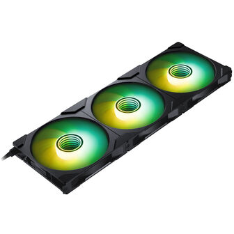 PHANTEKS M25 Gen2 PWM D-RGB L&uuml;fter 3er-Pack - Reverse Blade, 140mm, schwarz