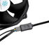 SilverStone Fan Hub 2x 10cm PWM - black image number null