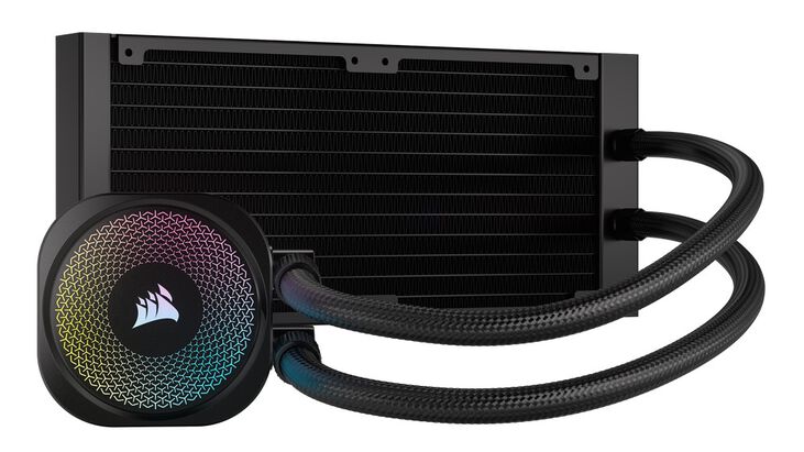 Corsair iCUE LINK Titan 240 RX RGB Komplett-Wasserkühlung - 240 mm, schwarz image number 2