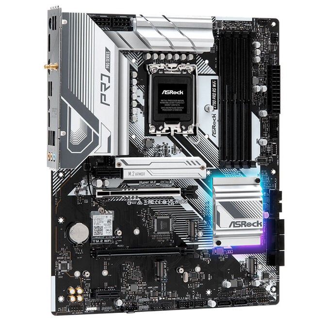 ASRock Z790 Pro RS WiFi, Intel Z790 motherboard - Socket 1700, DDR5 image number 1