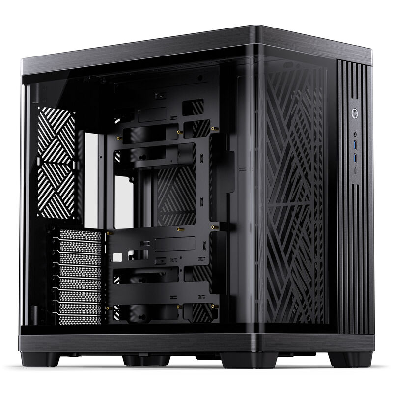 Jonsbo TK-4 Gehäuse, Midi-Tower, ATX, Tempered Glass - schwarz