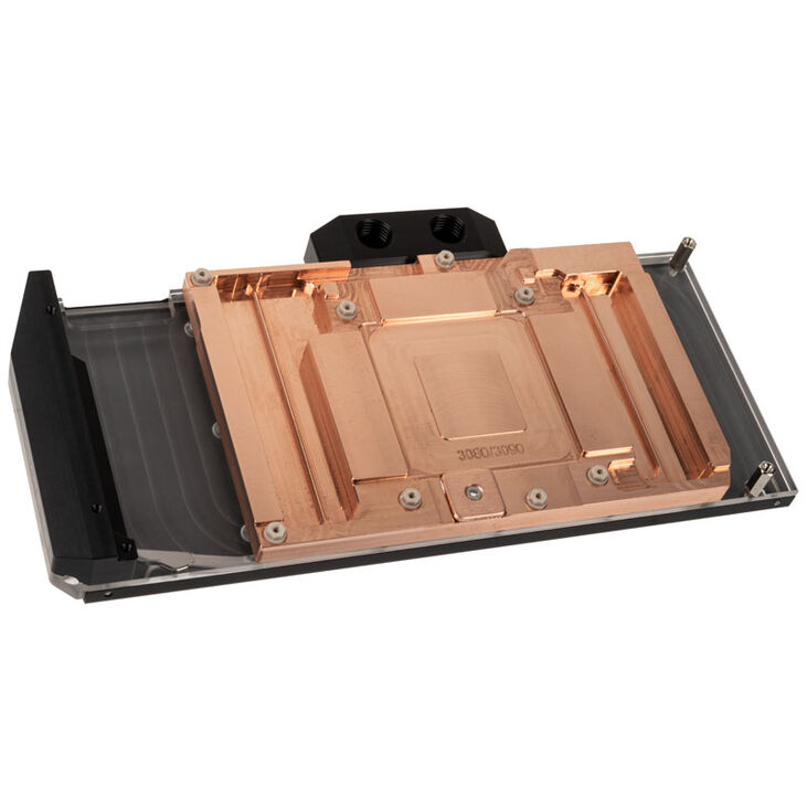 Watercool Heatkiller V for RTX 3080/3090 - Copper + Acrylic, black image number 2