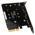 Akasa M.2 PCI-E SATA RGB LED Adapter Karte image number null