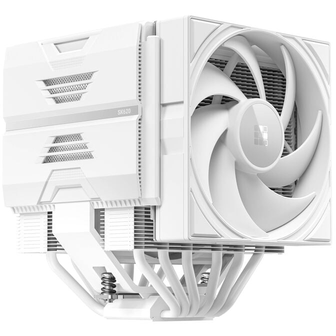 Sudokoo SK620 CPU Cooler, Dual Tower - 2x 120mm, white image number 1