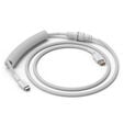 Glorious Coiled Cable Ghost White, USB-C auf USB-A Spiralkabel - 1,37m, wei&szlig; image number null