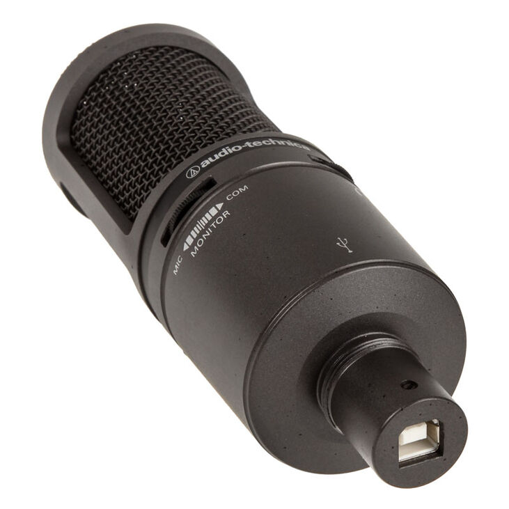 Audio-Technica AT2020 USB+ Condenser Microphone - Black image number 6