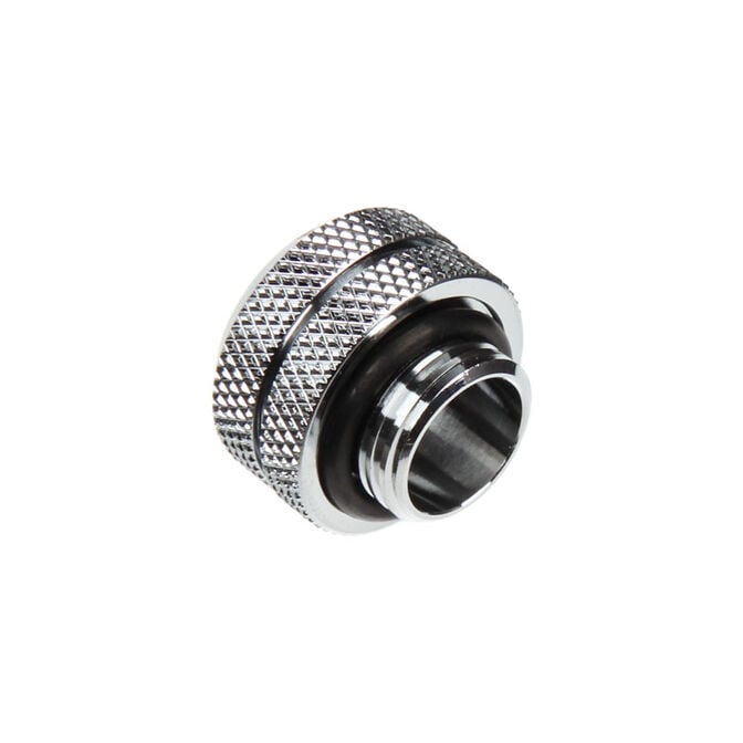 Bitspower Multi-Link Adapter Anschluss gerade G1/4 Zoll AG auf 12mm AD Hardtube - silber gl&auml;nzend image number 1