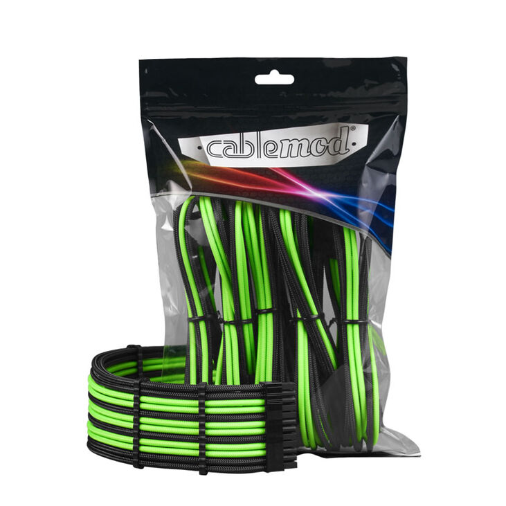 CableMod PRO ModMesh 12VHPWR Cable Extension Kit - black/light green image number 3