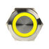 DimasTech Vandalism Button 22mm - Silverline - yellow image number null