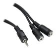 InLine Y-Kabel, 3,5 Klinke Stecker, 3,5 Klinke Buchse - 0,2m image number null