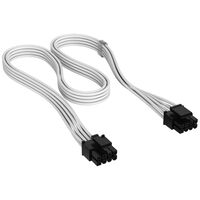 Corsair Kabel, Type 4, EPS/ATX12V, 8-pin (4+4), 750mm, einzeln ummantelt - wei&szlig;