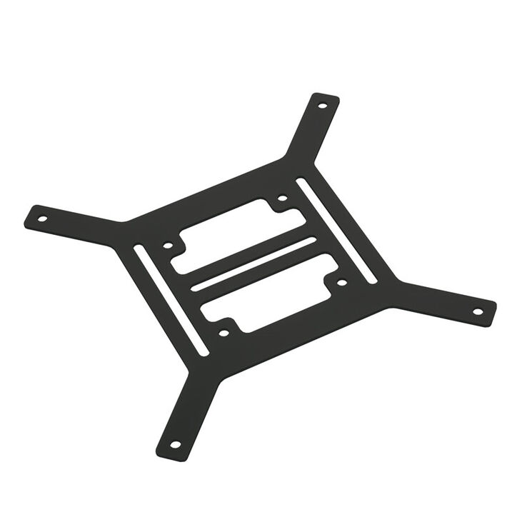 Barrow Ausgleichsbehälterhalterung 140mm flach - schwarz image number 0