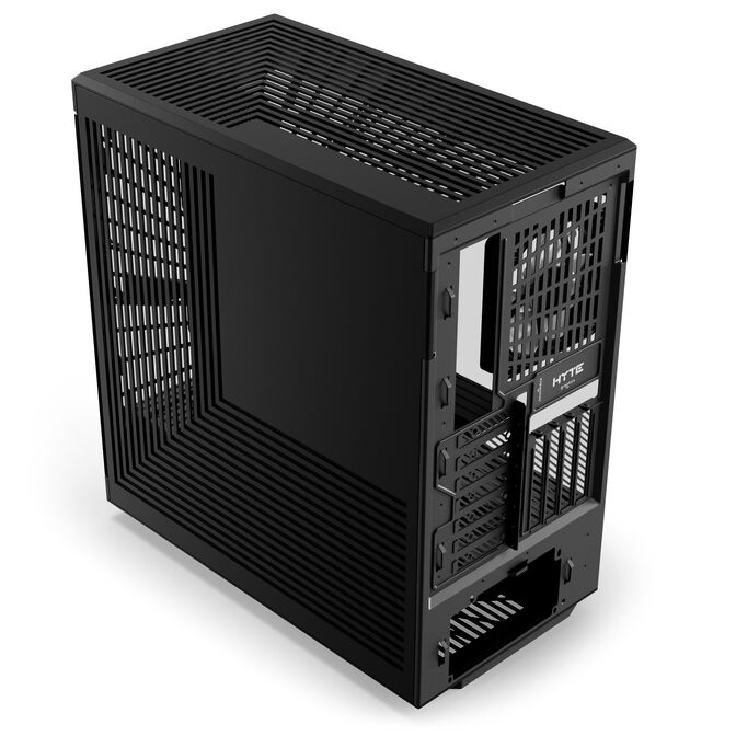 Hyte Y40 PC Case, Mid Tower, Tempered Glass - Black image number 2