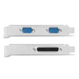AXAGON PCEA-PSN PCIe adapter with 1x parallel + 2x serial ports - ASIX AX99100 chipset image number null