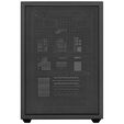 Lian Li DAN Cases B4 Wood Edition PC Case, Micro-ATX - Walnut, Black image number null