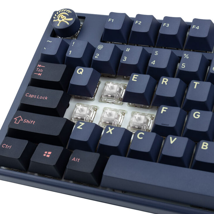 Ducky One 3 Cosmic Blue TKL Gaming Tastatur, RGB LED - MX-Ergo-Clear (US) image number 4