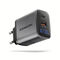 AXAGON ACU-PQ67D GaN Charger, USB-C Power Delivery 3, USB-A Quick Charge 4 - grey