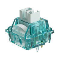 Akko Creamy Cyan Switches, mechanical, 5-pin, clicky, MX stem, 50g - 45 pieces